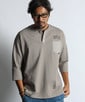 7分袖 ヘンリーネック アーカイブTシャツ