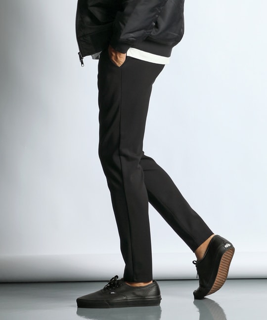 セットアップ ウエストラインリブ スリムパンツ 【WEB限定アイテム】