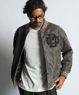 フェイクスウェード バーシティジャケット 【WEB限定アイテム】