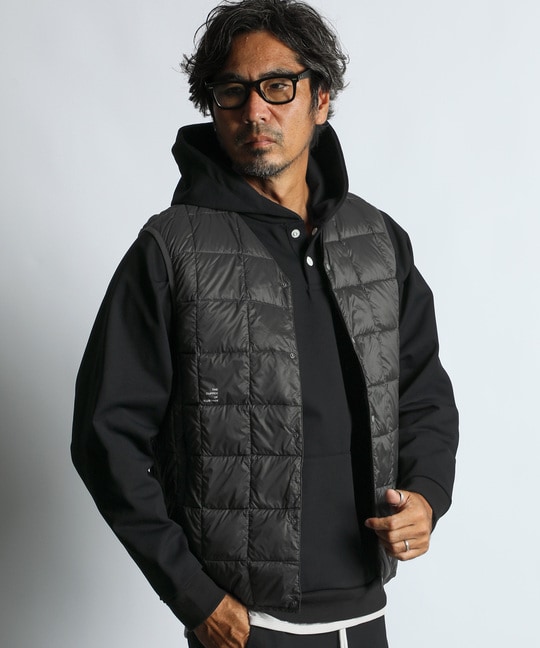 TAION×DUFFERベーシック Vネック インナーダウンベスト