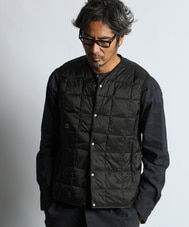 TAION×DUFFERベーシック Vネック インナーダウンベスト
