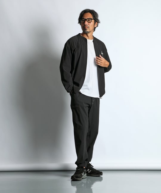 〔BLACK LABEL〕：セットアップ アクションギャザーコーデュラブルゾン