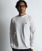 〔BLACK LABEL〕：ワッフル素材ロングスリーブTシャツ