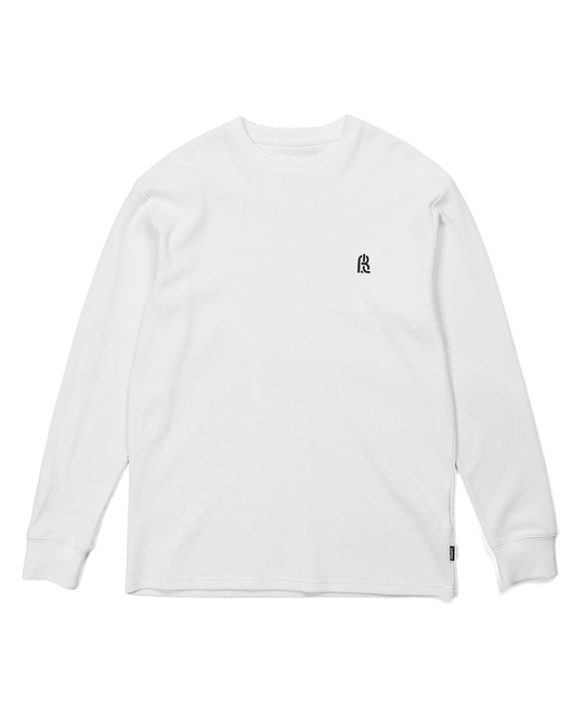 〔BLACK LABEL〕：ワッフル素材ロングスリーブTシャツ