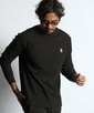 〔BLACK LABEL〕：ワッフル素材ロングスリーブTシャツ