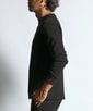 〔BLACK LABEL〕：ワッフル素材ロングスリーブTシャツ
