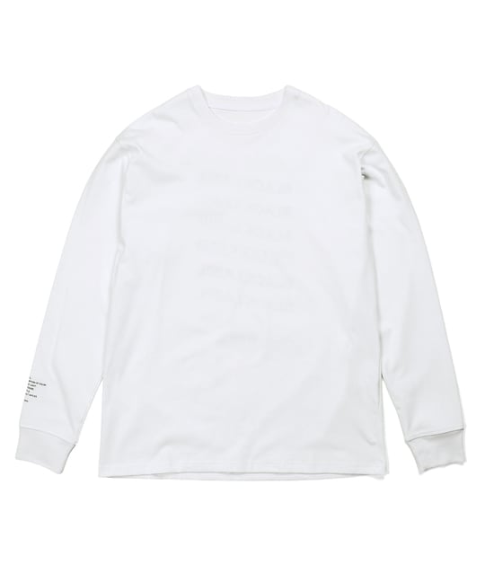 〔BLACK LABEL〕：速乾 マルチロゴ ロングスリーブTシャツ