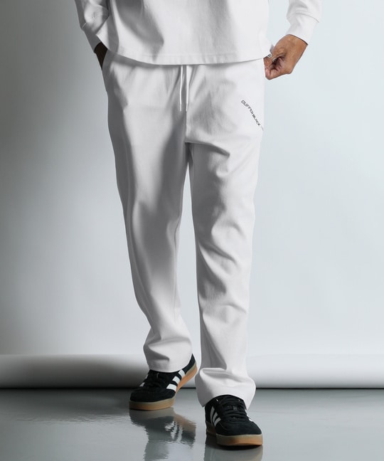 〔BLACK LABEL〕：セットアップ ポンチ素材 レギュラーフィットパンツ