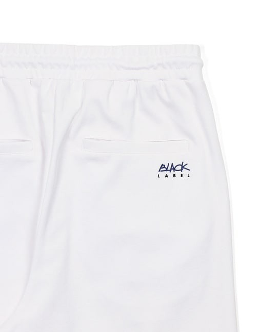 〔BLACK LABEL〕：セットアップ ポンチ素材 レギュラーフィットパンツ