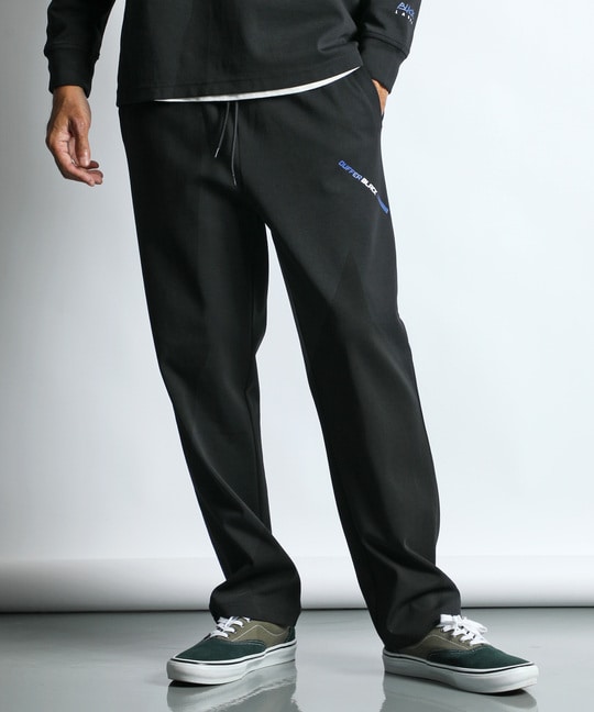〔BLACK LABEL〕：セットアップ ポンチ素材 レギュラーフィットパンツ