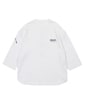 〔BLACK LABEL〕：セットアップ ポンチ素材 ラウンドヘム 7分袖Tシャツ