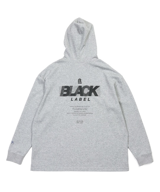 〔BLACK LABEL〕：セットアップ ポンチ素材 プルオーバーパーカー