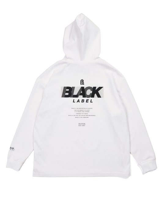 〔BLACK LABEL〕：セットアップ ポンチ素材 プルオーバーパーカー