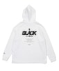 〔BLACK LABEL〕：セットアップ ポンチ素材 プルオーバーパーカー