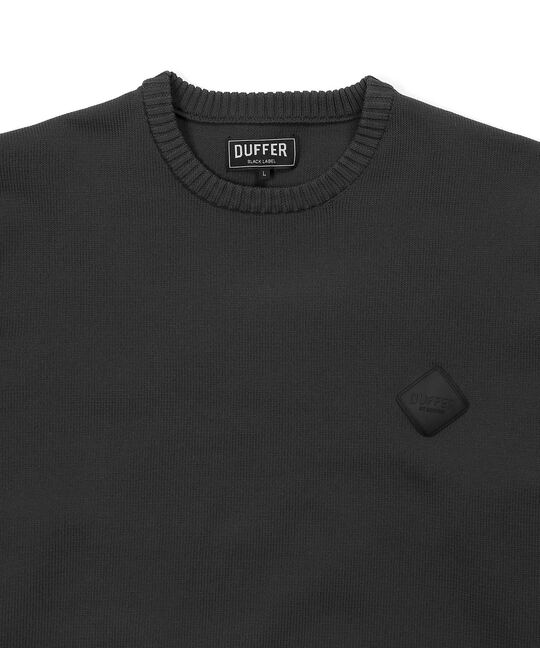 〔BLACK LABEL〕：ドライタッチ ウォッシャブル テックニット
