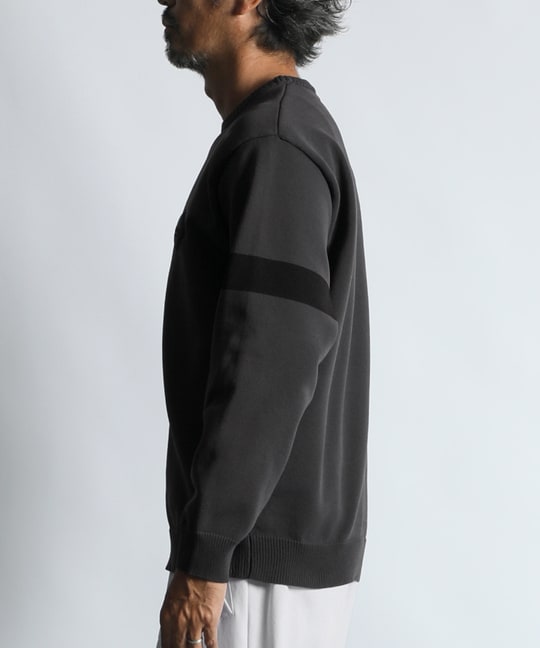 〔BLACK LABEL〕：ドライタッチ ウォッシャブル テックニット