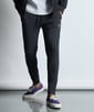 〔BLACK LABEL〕：セットアップ ダンボールニット スリムパンツ