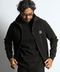 〔BLACK LABEL〕：セットアップ ダンボールニット ジップパーカー