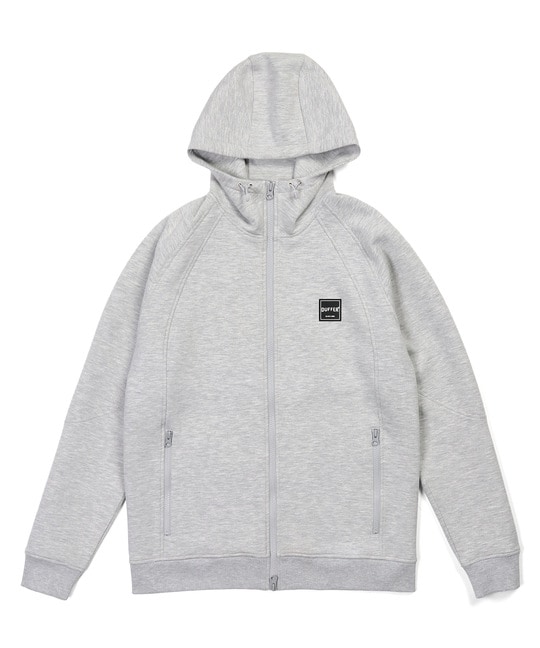 〔BLACK LABEL〕：セットアップ ダンボールニット ジップパーカー
