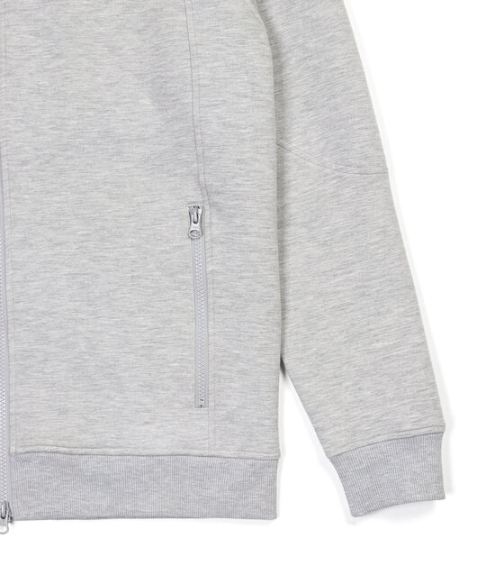 〔BLACK LABEL〕：セットアップ ダンボールニット ジップパーカー