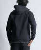 〔BLACK LABEL〕：セットアップ ダンボールニット ジップパーカー