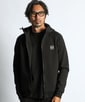 〔BLACK LABEL〕：セットアップ ダンボールニット ジップパーカー