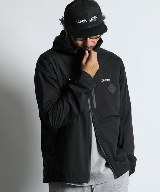 〔BLACK LABEL〕：セットアップ 2層構造パーテックス　ライトシェルパーカー