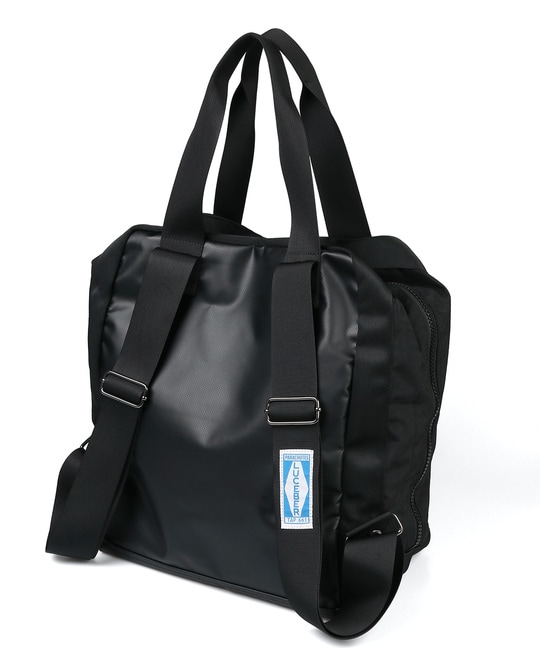 LUCEBER × BLACK LABEL：ルースバー別注 2ウェイ パラシュートバッグ