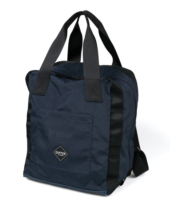 LUCEBER × BLACK LABEL：ルースバー別注 2ウェイ パラシュートバッグ