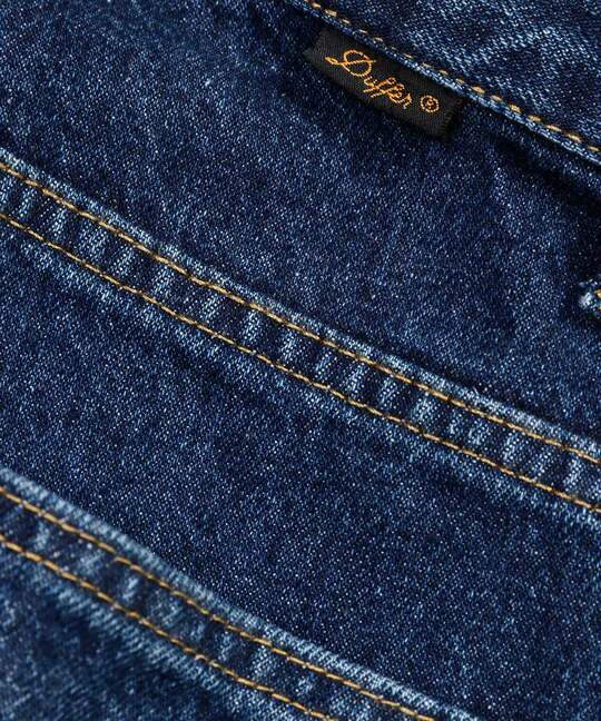 14オンス コーンデニム ワイドジーンズ