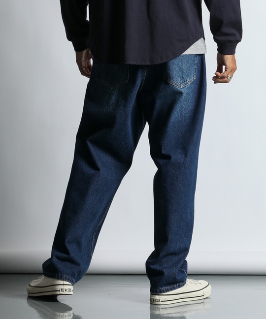 14オンス コーンデニム ワイドジーンズ