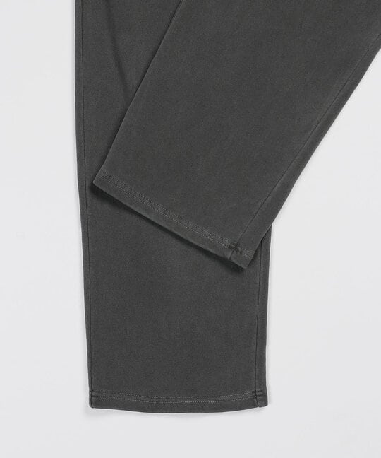 ピグメント加工 スウェット バギーパンツ