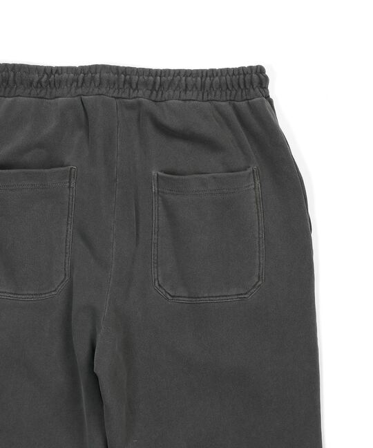 ピグメント加工 スウェット バギーパンツ