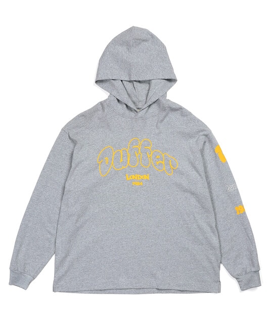 グラフィティフォント プルオーバーパーカー