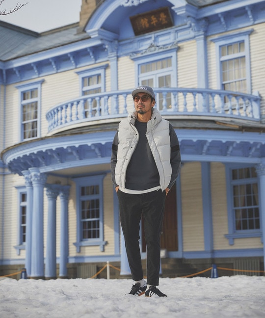 ボリュームネック ダウンベスト