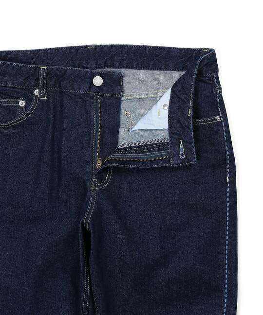 超伸縮「ガムストレッチ デニム」レーザー加工 ブルーデニム