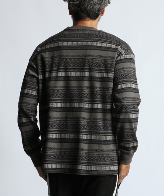 オリジナル ジャガード ロンTEE