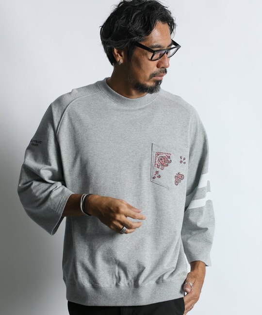 ELEPHANT BRAND別注 7分袖スウェット