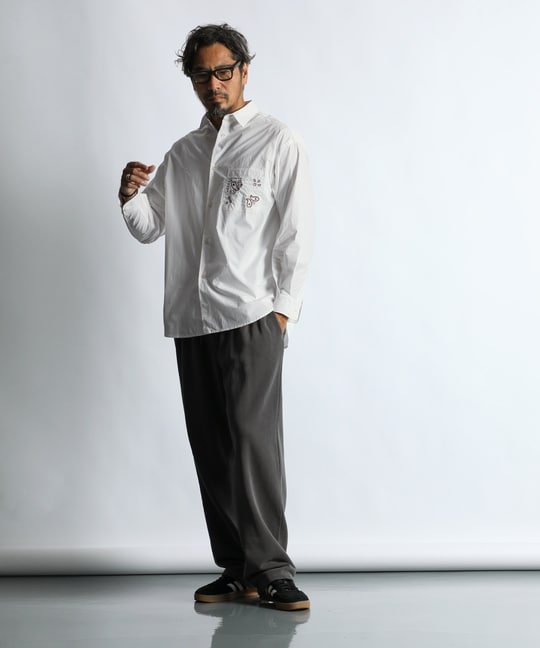 ELEPHANT BRAND別注 バンダナ刺繍 シャツ