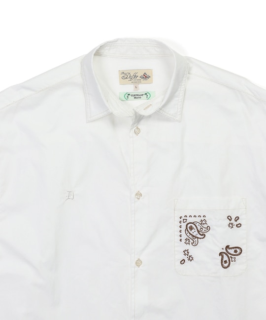 ELEPHANT BRAND別注 バンダナ刺繍 シャツ