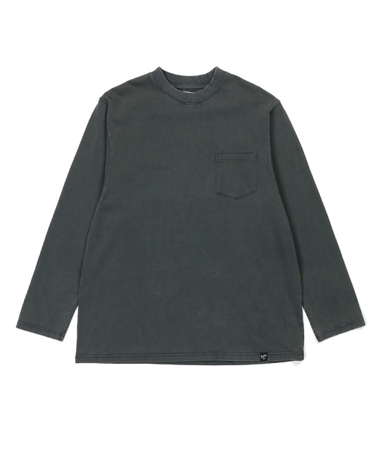 ポンチ素材 スノー加工 ルーズフィットロンTEE