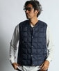 TAION×DUFFERベーシック Vネック インナーダウンベスト