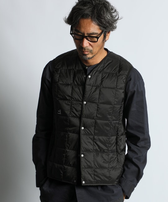TAION×DUFFER　ベーシック Vネック インナーダウンベスト