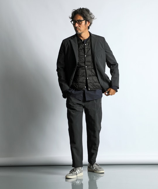 TAION×DUFFERベーシック Vネック インナーダウンベスト