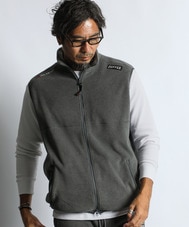 〔BLACK LABEL〕：POLARTEC フルジップベスト