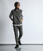 〔BLACK LABEL〕：POLARTEC フルジップベスト