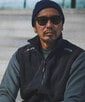 〔BLACK LABEL〕：POLARTEC フルジップベスト