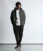 〔BLACK LABEL〕：POLARTEC フルジップ パーカー
