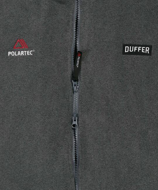 〔BLACK LABEL〕：POLARTEC フルジップ パーカー