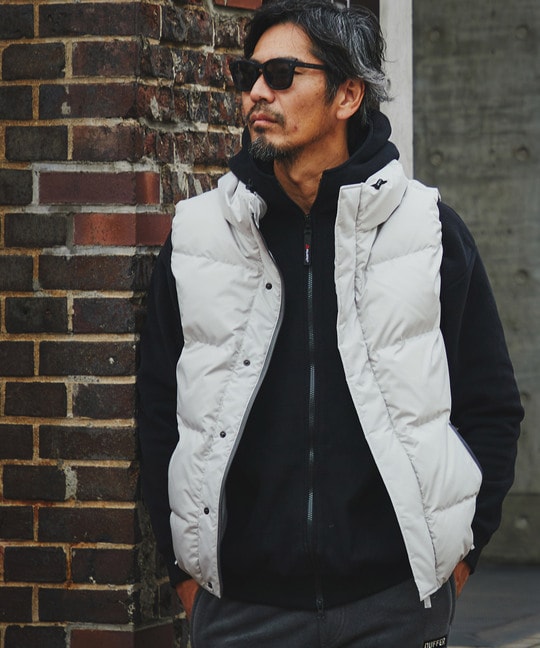 〔BLACK LABEL〕：POLARTEC フルジップ パーカー